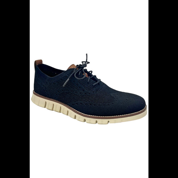 Cole Hann Men's Zerogrand StitchLite Wingtip Oxford Black - Medium - Picture 1 of 3